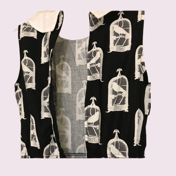 SzS Birdcage dress with peter pan collar - Picture 6 of 8